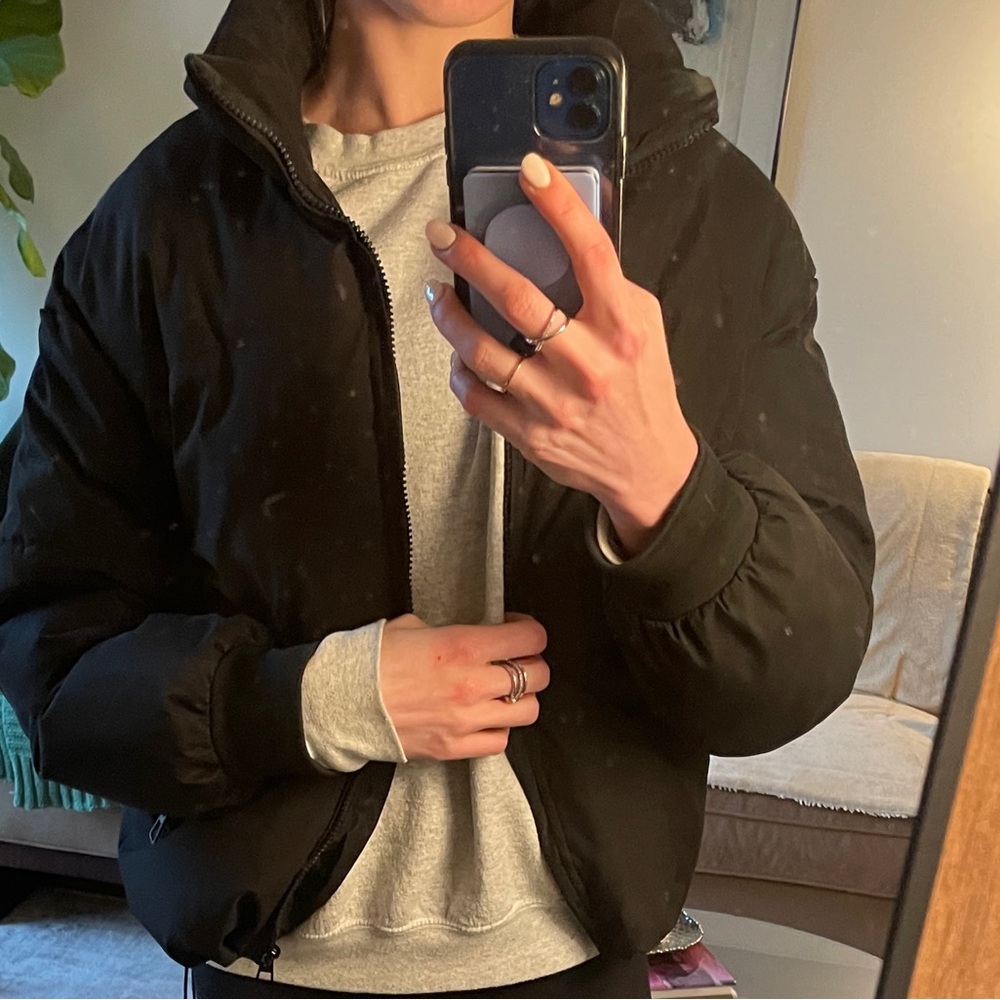 Women's Black Puffer Jacket